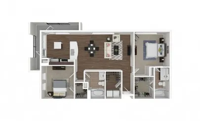 Cortland Galleria Farmers Branch Floorplan 9