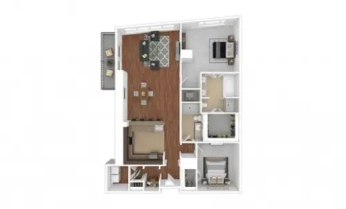 Cortland on McKinney Dallas FloorPlan 006