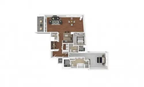 Cortland on McKinney Dallas FloorPlan 008