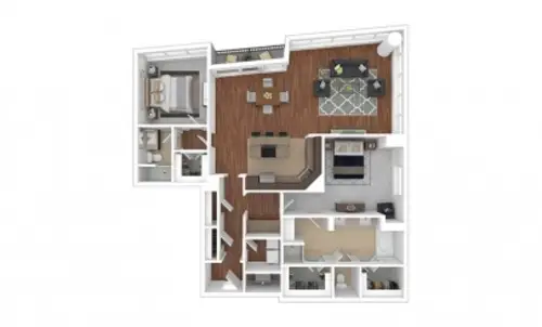 Cortland on McKinney Dallas FloorPlan 013