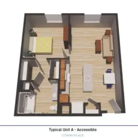 Cowan Place Fort Worth FloorPlan 2