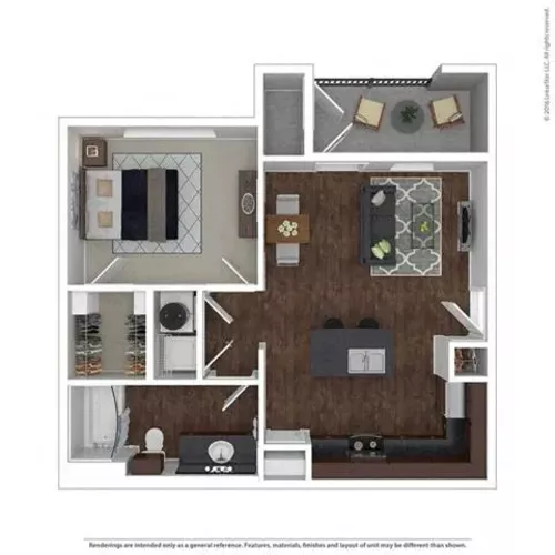 Creed Canyon Apartments Sherman Floorplan 1