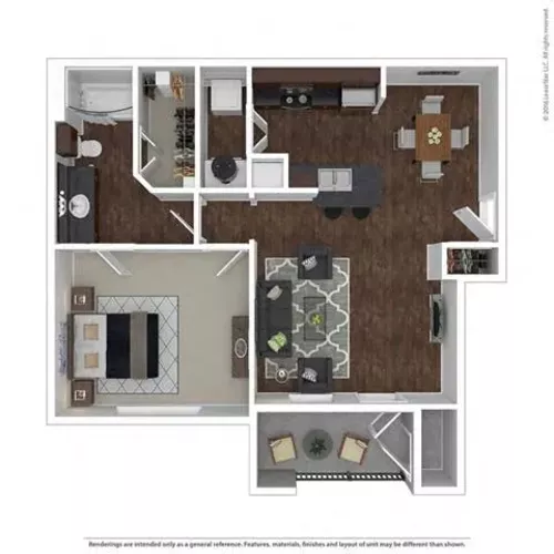 Creed Canyon Apartments Sherman Floorplan 3