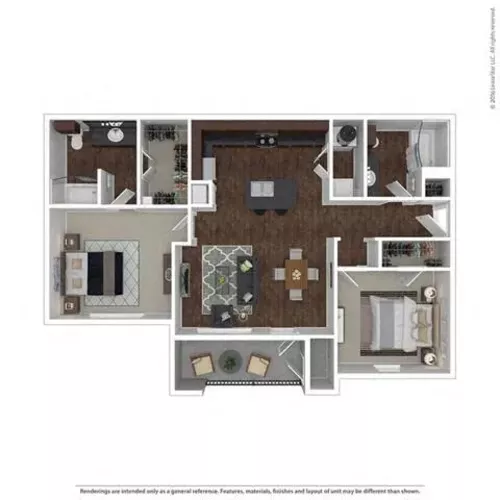 Creed Canyon Apartments Sherman Floorplan 5