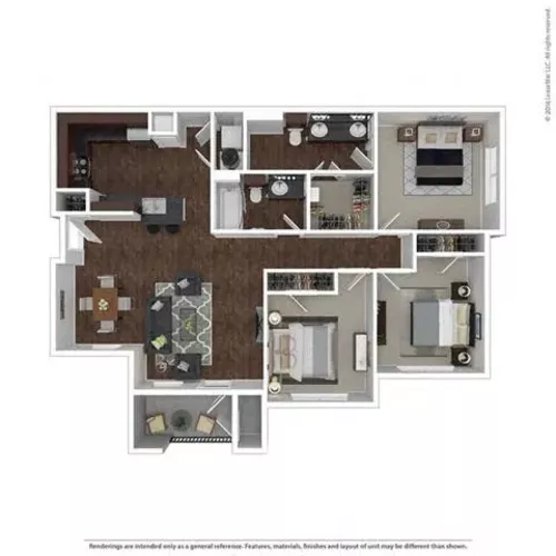 Creed Canyon Apartments Sherman Floorplan 7