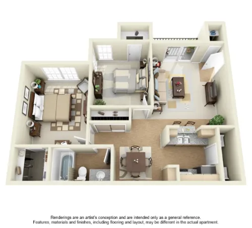 Creekside Villas Apartments floor plan 8