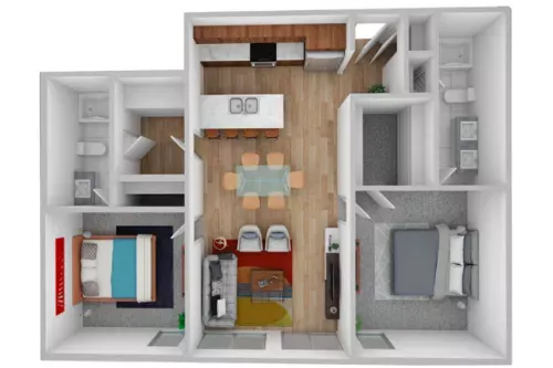 Cypress Lofts Sherman Floorplan 4