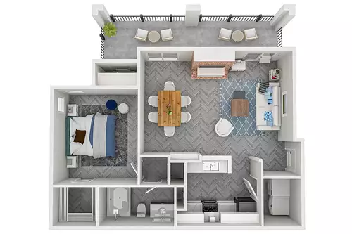 Dane Park North Garland Floorplan 2