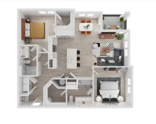 Domain at the Gate floor plan 3