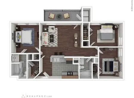 Easton Apartments San Antonio FloorPlan 5