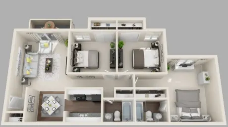 El Castillo Apartments Floorplan 3