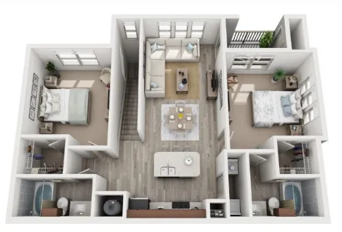 Enclave Falcon Pointe floorplan 1