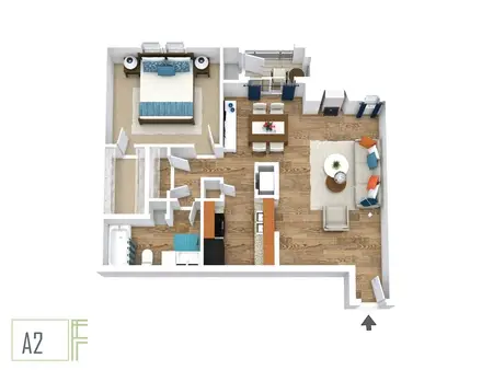 Fieldcrest Apartments Carrollton FloorPlan 2