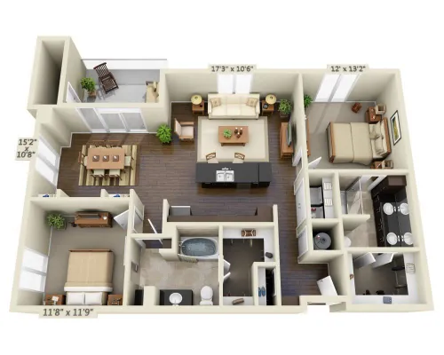 Fiori on Vitruvian Park Floorplan 4