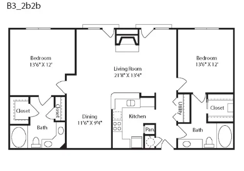 Gables Mirabella floor plan 1