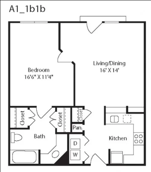 Gables Mirabella floor plan 1