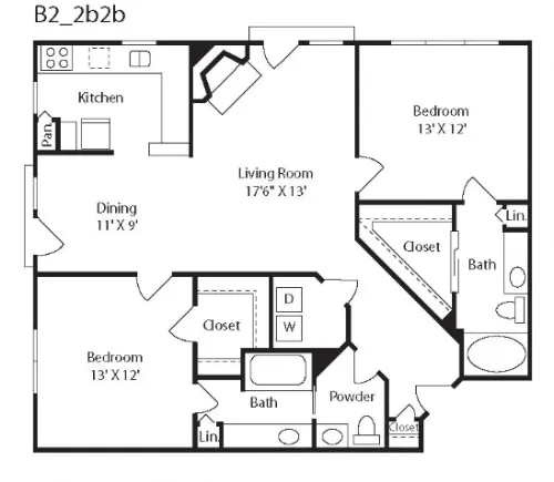 Gables Mirabella floor plan 2