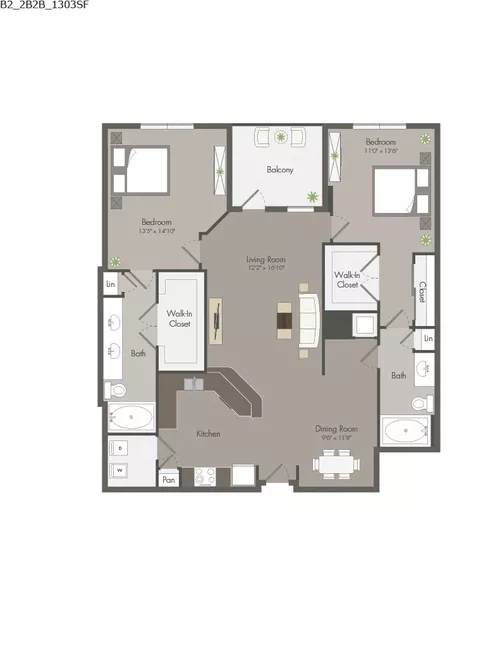 Gables Villa Rosa Floorplan 12