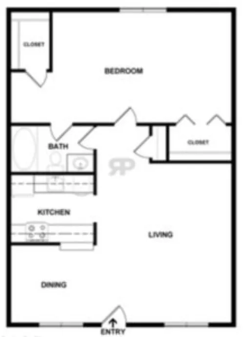 Gardens on Walnut Floorplan 1