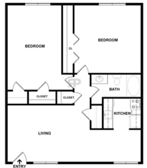 Gardens on Walnut Floorplan 2