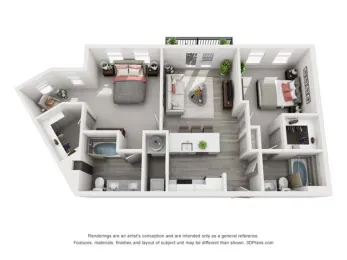 Harmony Luxury Apartments Floorplan 6