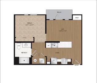 Haskell Flats Dallas Apartments Floor Plan 11