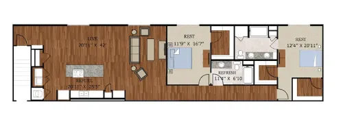 Haus 2828 floor plan 1