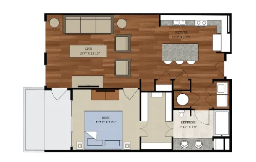 Haus 2828 floor plan 3