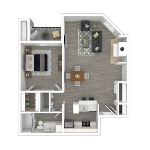 Hubbard's Ridge Apartments Garland Floorplan 2