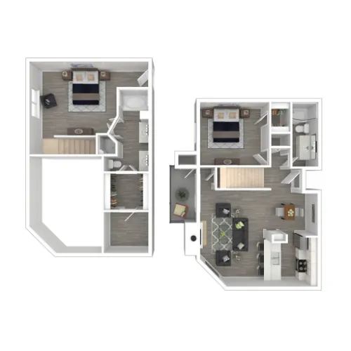 Hubbard's Ridge Apartments Garland Floorplan 4