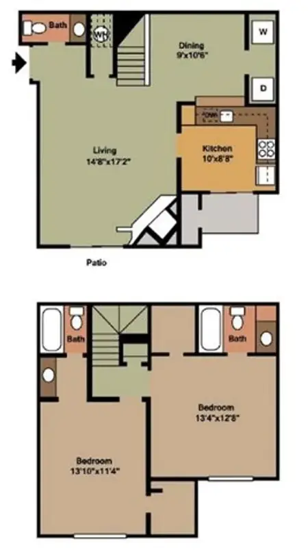 Huntington Cove Townhomes Farmers Branch FloorPlan 3