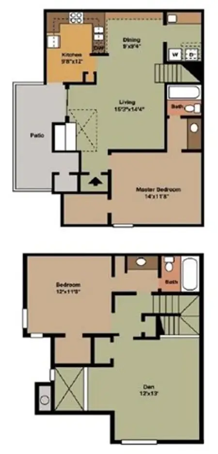 Huntington Cove Townhomes Farmers Branch FloorPlan 4