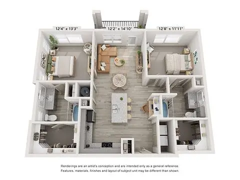 Jefferson Cedar Ridge Dallas 2BD FloorPlan 05