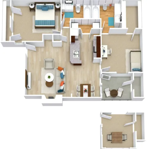 Keystone at Castle Hills Carrollton Floor Plan 10