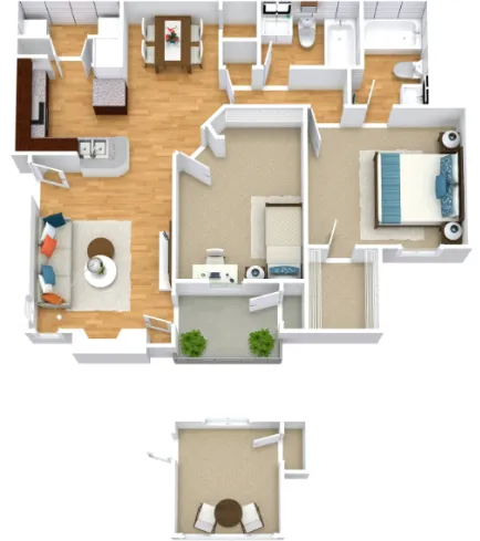 Keystone at Castle Hills Carrollton Floor Plan 7