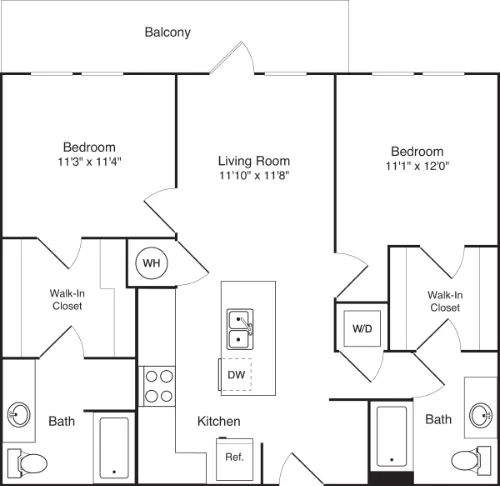 Kilby Apartments Frisco Floorplan 6