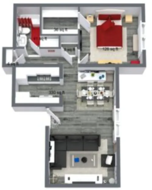 La Hacienda North Saint Augustine Dallas floorplan 1