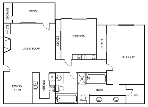 Lake Village West Floorplan 6