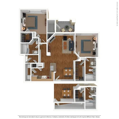 Lakeview at Parkside Farmers Branch Floorplan 6