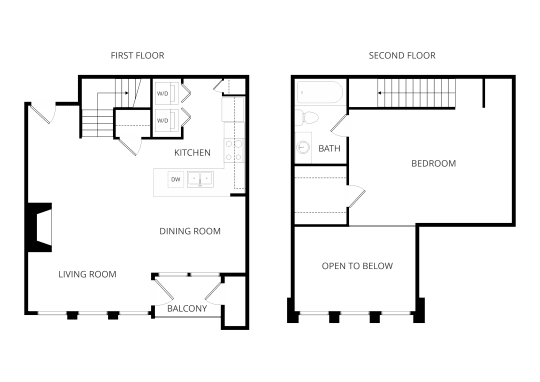 Lakewood on the Trail Dallas Apartment Floor Plan 6