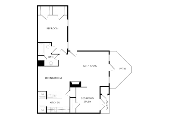 Lakewood on the Trail Dallas Apartment Floor Plan 8