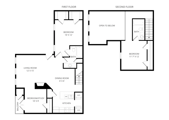 Lakewood on the Trail Dallas Apartment Floor Plan 9