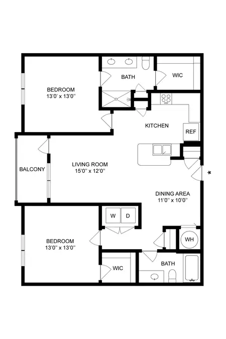 Linz at The Station Sachse FloorPlan 4