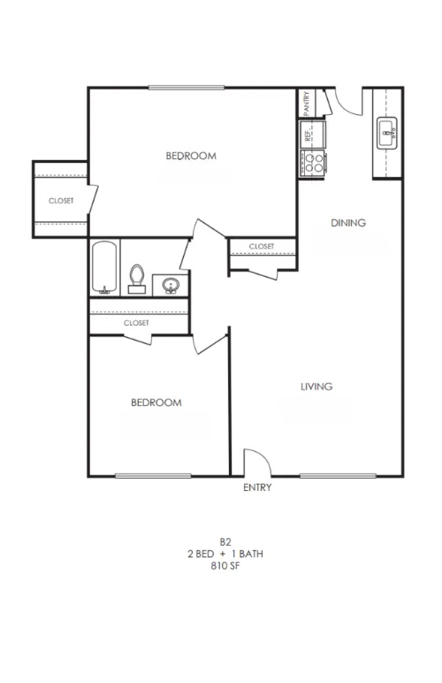 Lovato Apartment Homes Garland Floorplan 4