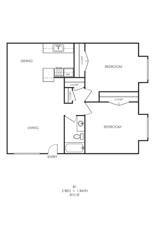 Lovato Apartment Homes Garland Floorplan 5