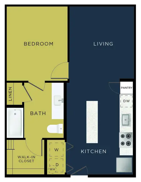 Lux on Main Carrollton FloorPlan 14