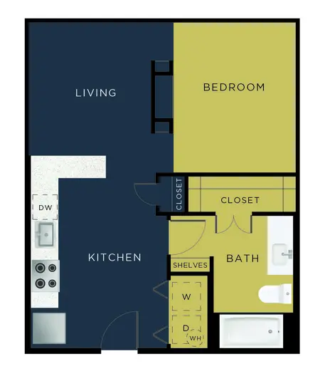 Lux on Main Carrollton FloorPlan 15