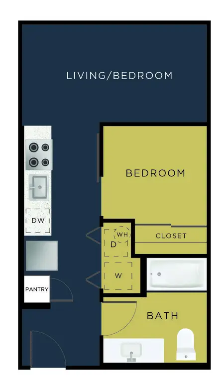 Lux on Main Carrollton FloorPlan 17