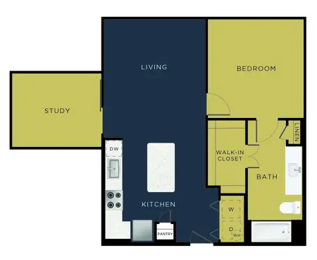 Lux on Main Carrollton FloorPlan 2