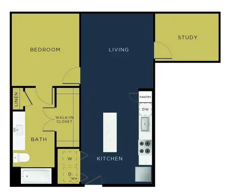 Lux on Main Carrollton FloorPlan 3